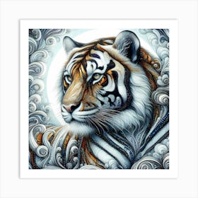 Creative Wild Animal Representation 109 Art Print