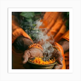 Hand Of A Hindu Art Print