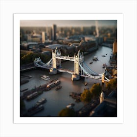 Tower Bridge In London 1 Art Print