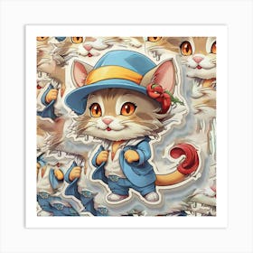 Kitty Cat 2 Art Print