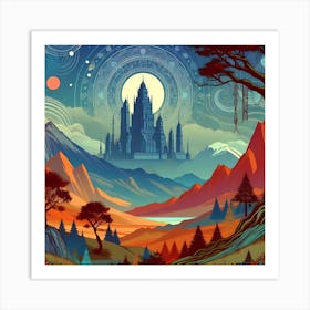 Land Of Fantasy 9 Art Print