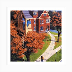 House In The Tree Art Print