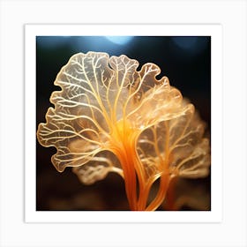 Translucent Filament Microtubule Predatory Leaf 1 Art Print