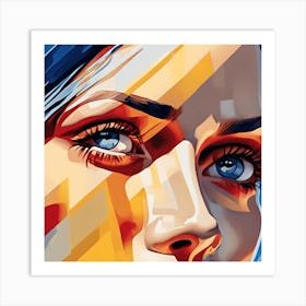 Portrait Of A Woman 12 Art Print