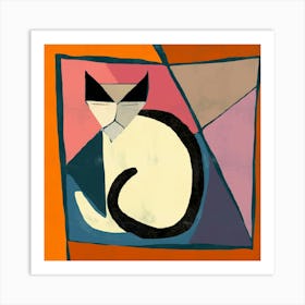 Abstract Cat ii Art Print