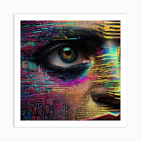 Cyber Eye Art Print