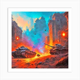 World Of Tanks 2 Art Print