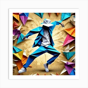 Origami Dancer 81 Art Print