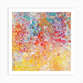 Mosaic Art Art Print