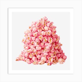 Pink Popcorn 2 Art Print