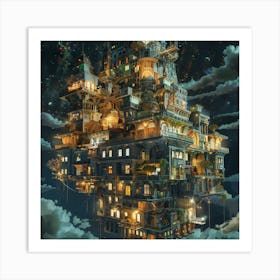 Castle In The Sky Art Print