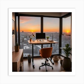 Office Stock Art Print