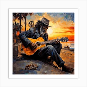 Acoustic Guitar 11 Art Print