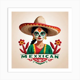 Mexican Girl 84 Art Print