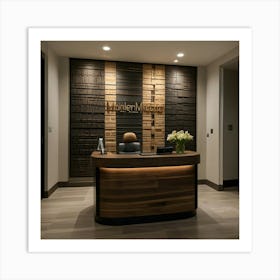 Default Create Unique Design Of Apartment Front Desk Wall Art 3 Art Print