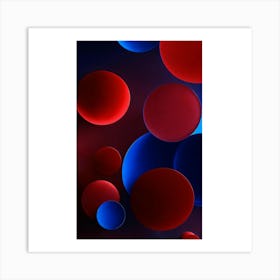 Abstract Spheres Art Print