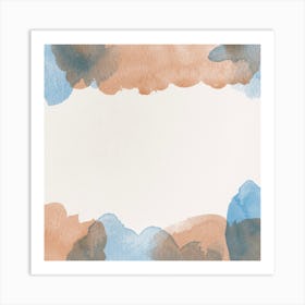 Abstract Watercolor Background Art Print