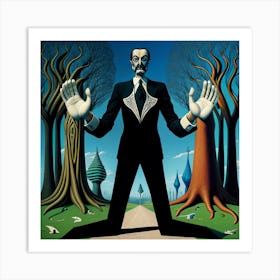 Man In The Tree Art Print