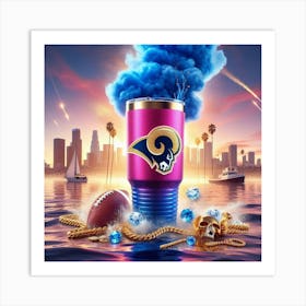 Nfl LA Rams Standley Art Print