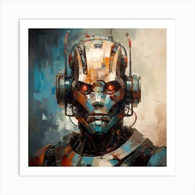 Robot Art Art Print