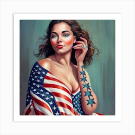 American Girl 1 Art Print