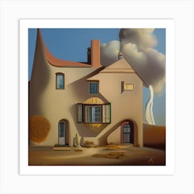 House On A Hill Art Print