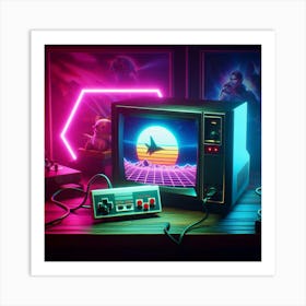 Retro Video Game Art Print