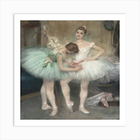 Two Ballerinas Art Print