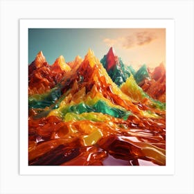 3d Landscape Art Print