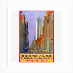 Fifth Avenue New York City Art Print