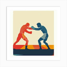 Boxing Match 2 Art Print