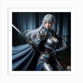 Elven Warrior Art Print