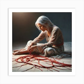 'The Old Woman' Art Print