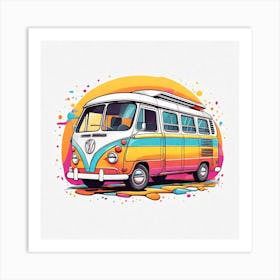Vw Bus Art Print