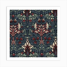 William Morris Textile Design 14 Art Print