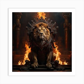 King Of The Lions Art Print