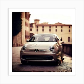 Fiat Car Automobile Vehicle Automotive Italian Brand Logo Iconic Innovation Engineering D (3) Art Print