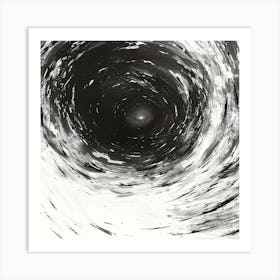 Black Hole Art Print