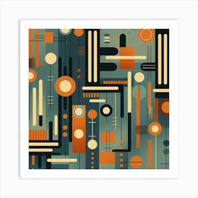 Abstract Geometric Pattern 29 Art Print