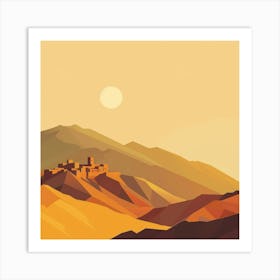 Desert Landscape 13 Art Print