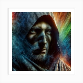 Man In A Hood Art Print