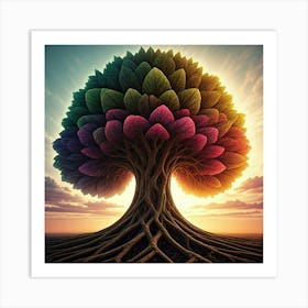 The Heart Tree Art Print