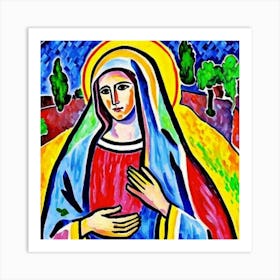 Holy Mary Art Print