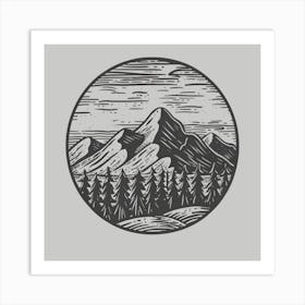 Wood Engraving Art Print