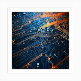 Circuit Board 51 Art Print