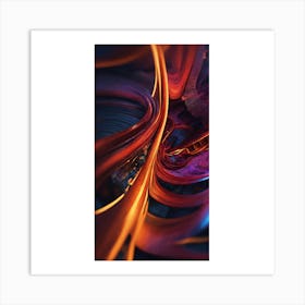 Abstract Swirls 2 Art Print