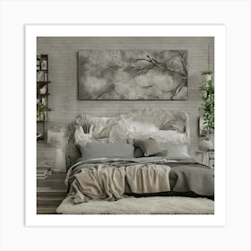 Modern Bedroom 12 Art Print