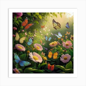 Flowers in Bloom Art Print