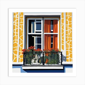 Window In Paris 1 Art Print