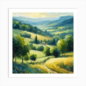 Tuscan Countryside Art Print